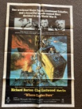 Where Eagles Dare (1968) Original Movie Poster/Clint Eastwood