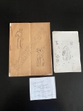 Forry (Famous Monsters) Ackerman Group of (4) Early Fanzines w/COA