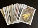 (15) Vintage Issue Military Advisor Collector's/Historian's Magazines