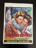 Plead For Nothing 1950's Belgium Movie Poster