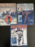 (3) Pieces of WWI Patriotic Sheet Music