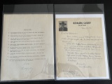 Vintage Hopalong Cassidy Letter and Creed