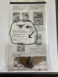 1943 Captain Midnight Cereal Premium Cloth Patch - 3 1/2
