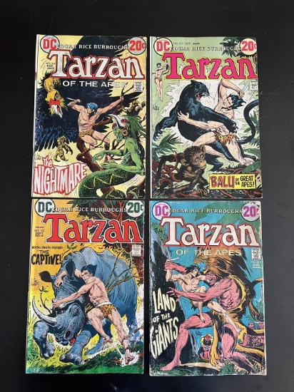 4 Issues Tarzan #211 #212 #213 & #214 DC Comics Bronze Age
