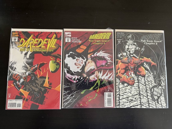 3 Issues Daredevil #321 #323 & #326 Marvel Comics 1993-1994