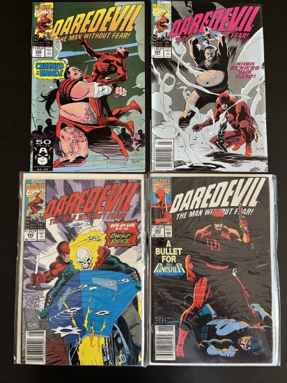 4 Issues Daredevil #293 #294 #295 & #296 Marvel Comics 1991