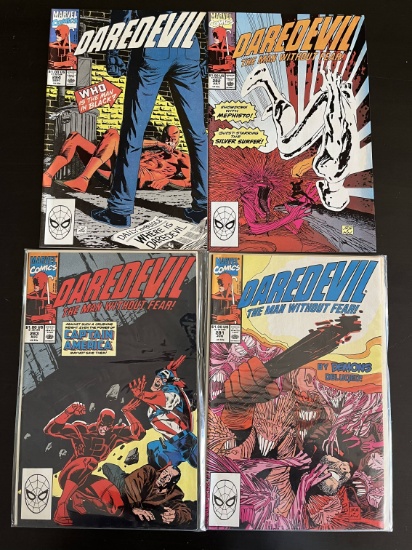 4 Issues Daredevil #281 #282 #283 & #284 Marvel Comics 1990