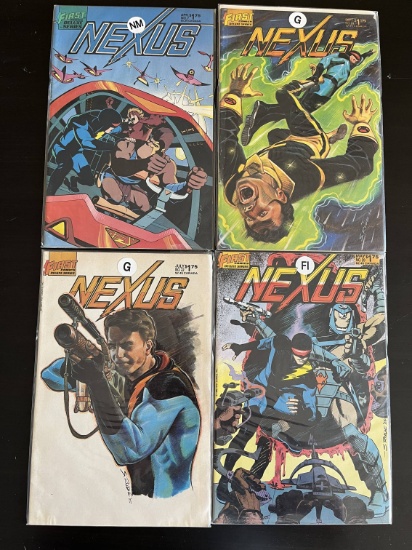 4 Issues Nexus #7 #24 #22 & #20 First Comics