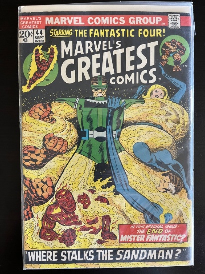 Marvels Greatest Comics Marvel Comic #44 Bronze Age 1973 Fantastic Four