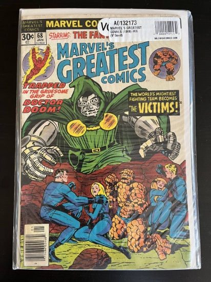 Marvels Greatest Comics Marvel Comic #68 Bronze Age 1977 Fantastic Four
