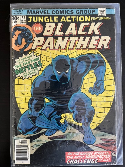 Jungle Action Featuring The Black Panther Marvel Comic #23 Bronze Age 1976