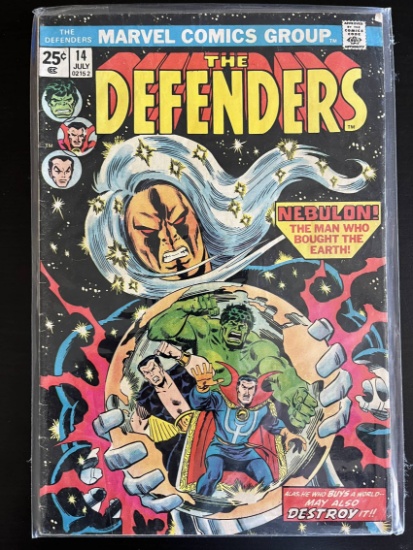 The Defenders Marvel Comic #14 Bronze Age 1974
