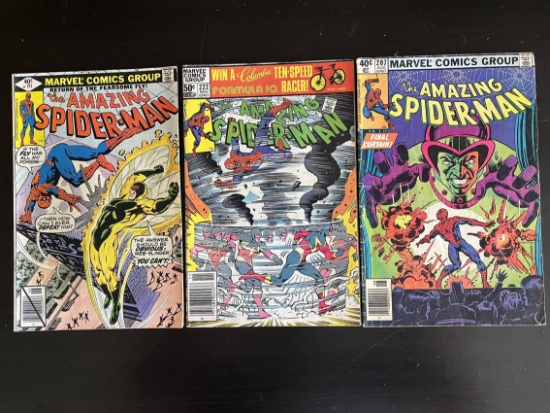 3 Issues The Amazing Spider-Man #193 #222 & #207 Marvel Comics