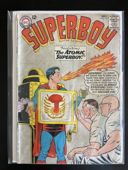 Superboy DC Comic #115 Silver Age 1964