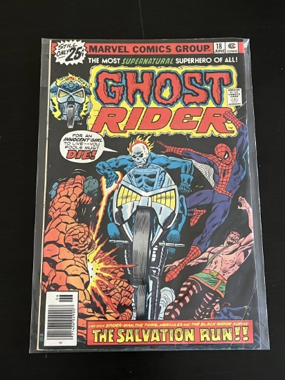 Ghost Rider Comic #18 Marvel Comics 1976 Bronze Age Comic