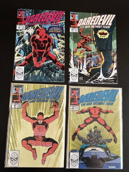 4 Daredevil Comics #271-274 Marvel 1989 Copper Age Comics