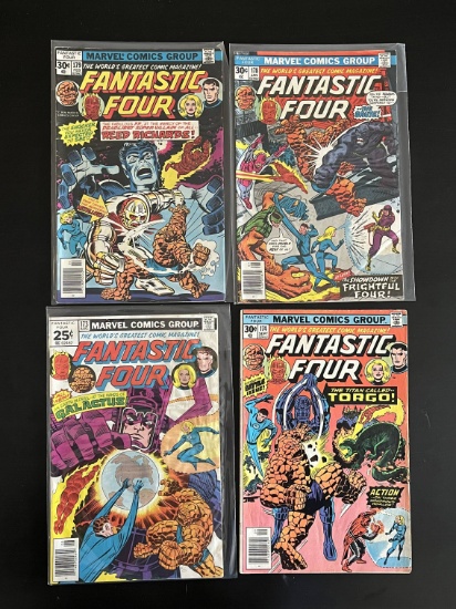 4 Issues Fantastic Four Comic #173 #174 #178 & #179 Marvel Comics Bronze Age Comics