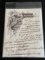 Four Page Signed Letter by Comic Artist Bill Ward