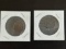 Civil War 1864 and 1865 2 Cent U.S. Coins