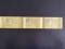 S.F. Cody 1890's Unused Show Tickets