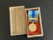Japanese Russo-Japanese War Medal in Original Wooden Box