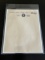 1945/46 Bikini Atoll A-Bomb Test Stationery Sheet