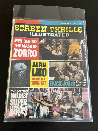 1960's Screen Thrills Illustrated Magazine #9