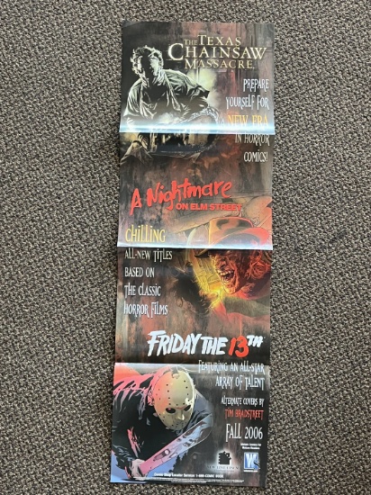 Texas Chainsaw/Friday 13th/Nightmare on Elm 2006 Wild Storm Promo Poster