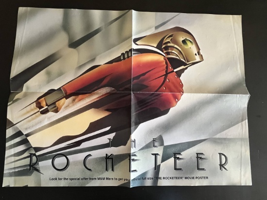 Rocketeer 1991 Promotional Poster