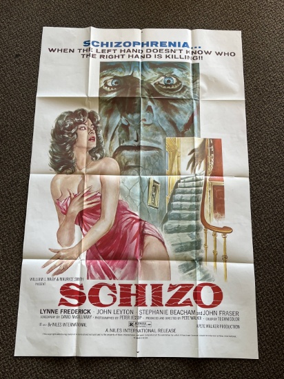 Schizo Original 1977 Movie Poster