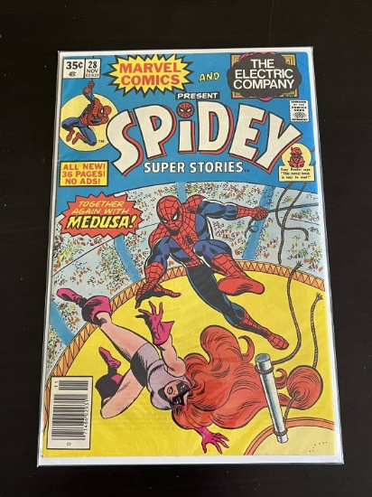 Spidey Super Stories #28/1977/High-Grade Copy!/Medusa Cover