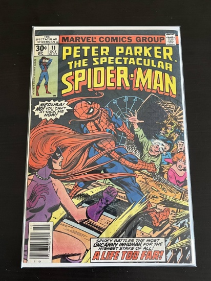 Spectacular Spider-Man #11/1977/High-Grade Copy!/Medusa Appearance