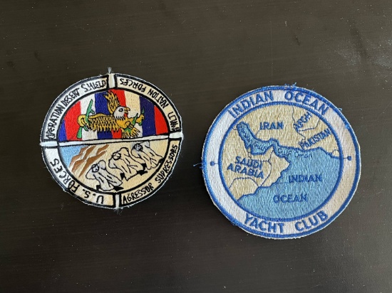 (2) Great Gulf War Novelty Patches (Operation Desert Storm / Shield)