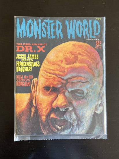 Monster World Magazine #8/1966 Warren/Ron Cobb Cover