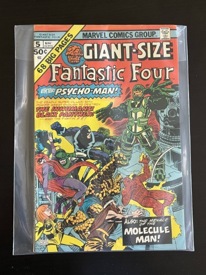 Giant-Size Fantastic Four #5/1975 Marvel Comics/Black Panther Appearance