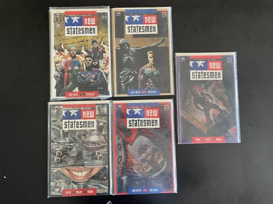 1989 "New Statesman" 5 Issue Comic Book Set