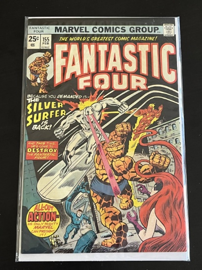 Fanastic Four #155/1975/High-Grade Copy!/Silver Surfer Appearance!