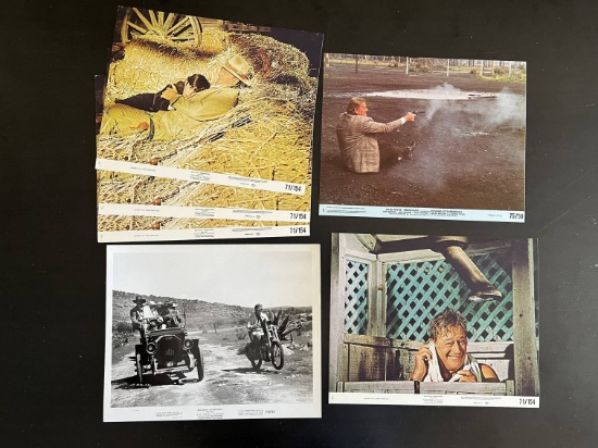 (6) Vintage John Wayne Movie Stills