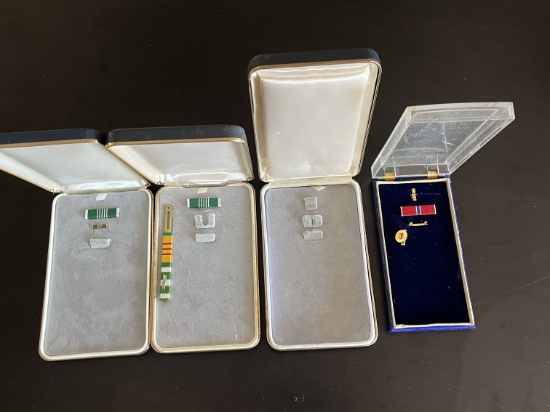 (4) Vietnam War Era U.S. Medal Cases