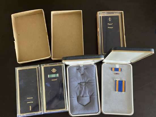 (5) Vietnam War Era U.S. Medal Cases