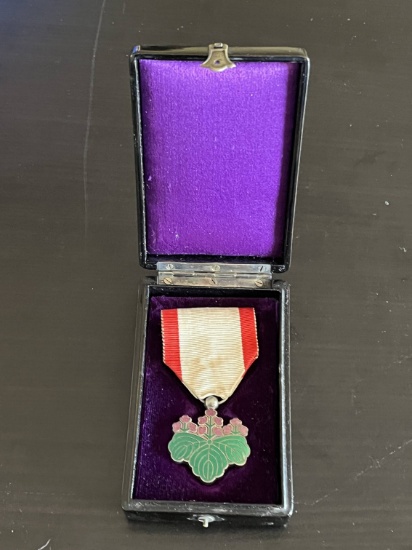 Japanese WWII Order of the Rising Sun Medal 7th Class