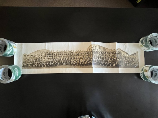 WWI 91st Infantry Division "Yard Long" Unit Photo