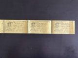 S.F. Cody 1890's Unused Show Tickets