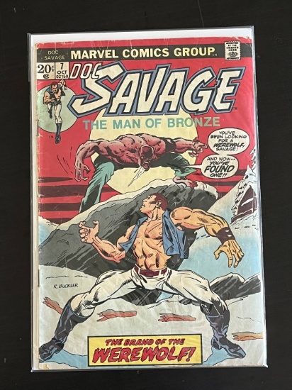 Doc Savage The Man of Bronze Marvel Comic #7 Bronze Age 1973