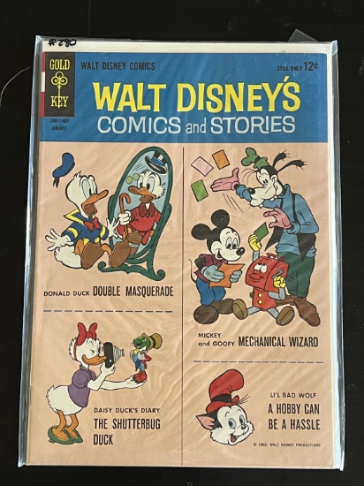 Walt Disney's Comics and Stories Gold Key Comic #280 Silver Age 1964