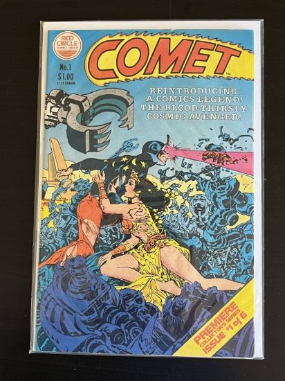 Comet Red Circle Comic #1 Bronze Age 1983