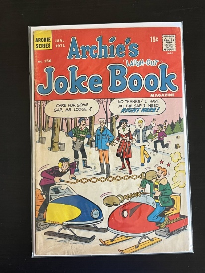 Archie's Joke Book Archie Series Comic #156 Bronze Age 1971