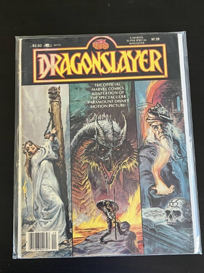 Marvel Super Special Dragonslayer Marvel Comic #20 Bronze Age 1981