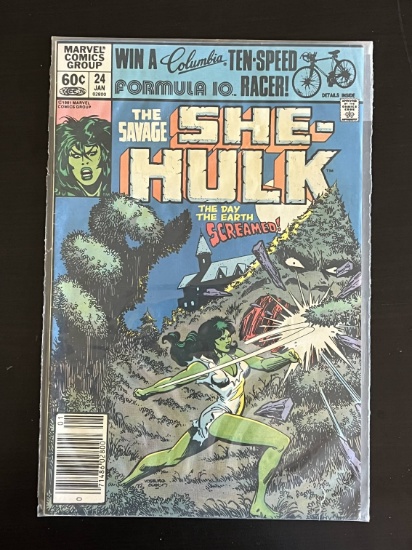 The Savage She-Hulk Marvel Comic #24 Bronze Age 1982