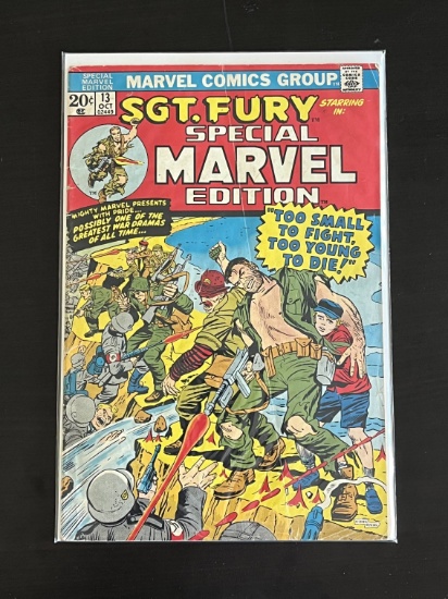 Special Marvel Edition starring Sgt Fury Marvel Comics #13 Bronze Age 1973